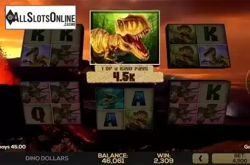 Game workflow 2. Dino Dollars from High 5 Games