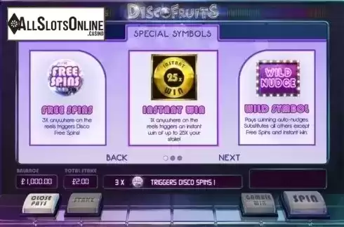 Screen4. Disco Fruits (Cayetano Gaming) from Cayetano Gaming