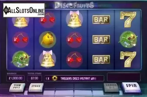 Screen5. Disco Fruits (Cayetano Gaming) from Cayetano Gaming