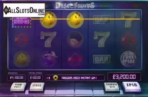 Paylines. Disco Fruits (NetGame) from NetGame