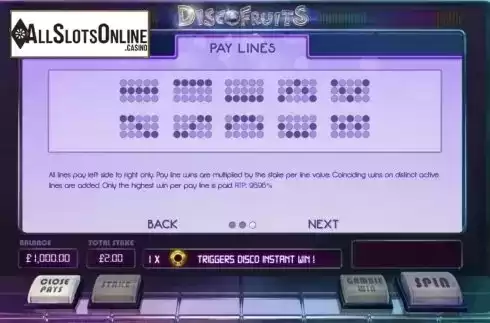 Screen2. Disco Fruits (Cayetano Gaming) from Cayetano Gaming