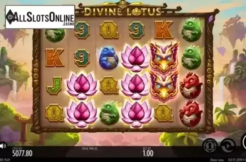 Win Screen 2. Divine Lotus from Thunderkick