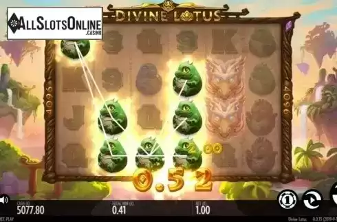 Win Screen 3. Divine Lotus from Thunderkick