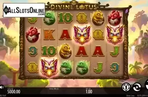 Win Screen 1. Divine Lotus from Thunderkick