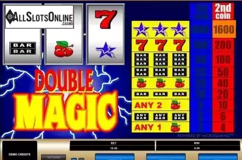 Screen2. Double Magic from Microgaming