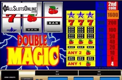Screen3. Double Magic from Microgaming