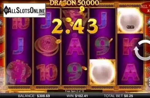 Free Spins 3. Dragon 50000 from Chance Interactive