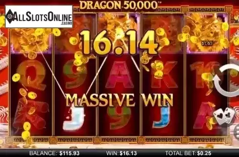 Massive Win. Dragon 50000 from Chance Interactive