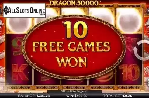 Free Spins 1. Dragon 50000 from Chance Interactive