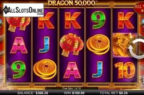 Free Spins 2. Dragon 50000 from Chance Interactive