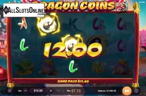 Win Screen 2. Dragon Coins from Revolver Gaming