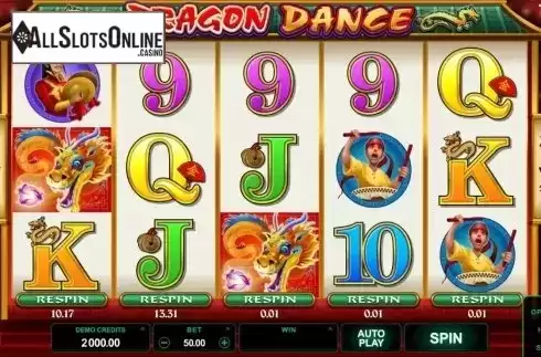 Screen7. Dragon Dance from Microgaming