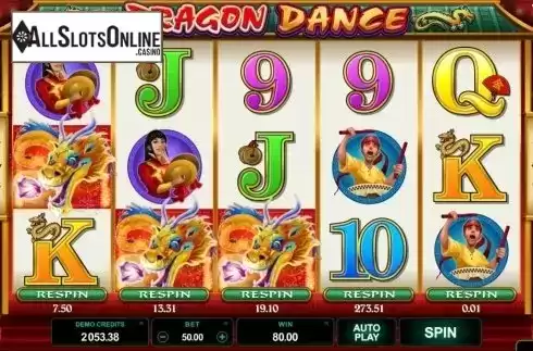 Screen8. Dragon Dance from Microgaming