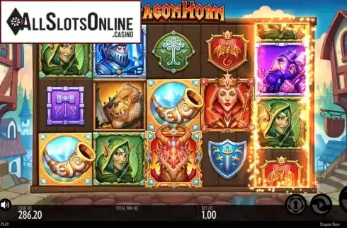 Free Spins Anticipation. Dragon Horn from Thunderkick