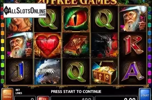 Screen3. Dragon Spell from Casino Technology