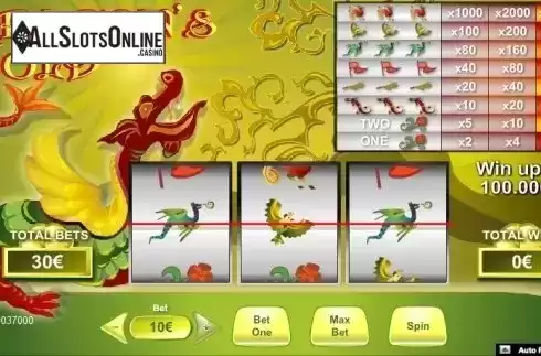 Screen 2. Dragon's Gold (NeoGames) from NeoGames