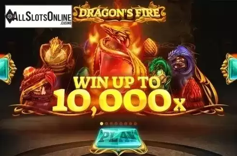 Intro screen. Dragon's Fire from Red Tiger