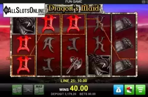 Win Screen 2. Dragon's Maid from Merkur
