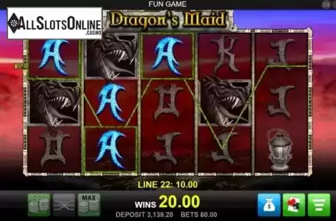 Win Screen 3. Dragon's Maid from Merkur
