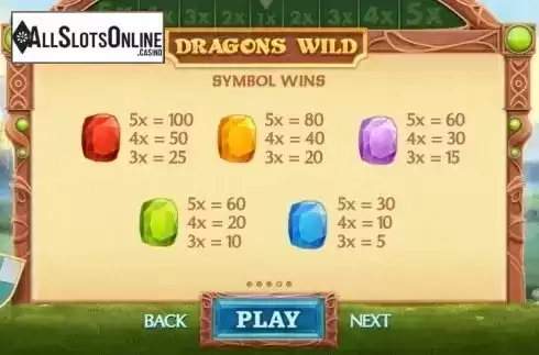 Screen3. Dragons Wild from Cayetano Gaming