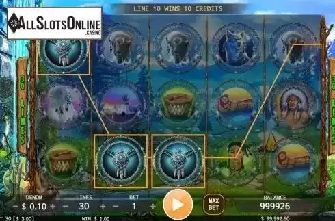 Win screen. Dream Catcher (KA Gaming) from KA Gaming