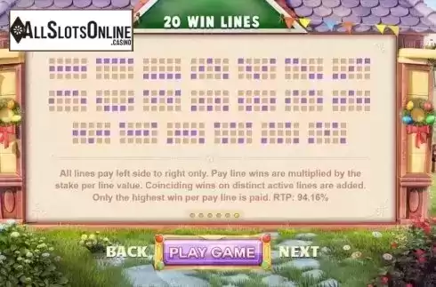 Screen4. Easter Money from Cayetano Gaming
