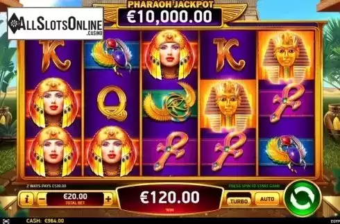 Win Screen 2. Egyptian Sun from Ruby Play