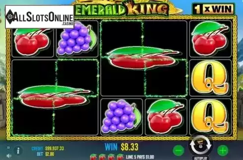 Win Screen 3. Emerald King from Reel Kingdom