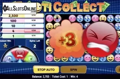 Game Screen 2. EmotiCollect from IGT