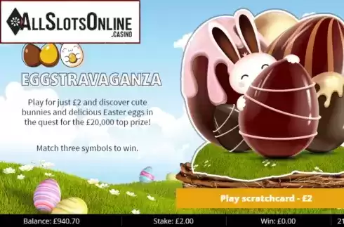 Game screen. Estravaganza from gamevy