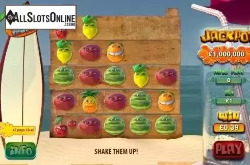 Win Screen . Funky Fruits from Playtech