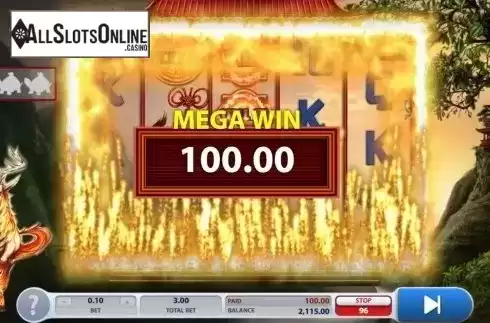 Mega Win. Fiery Kirin from 2by2 Gaming