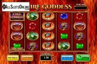 Screen 1. Fire Goddess (Inspided Gaming) from Inspired Gaming