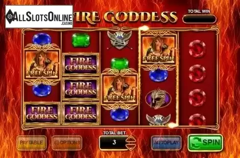 Game Workflow screen . Fire Goddess (TopTrendGaming) from TOP TREND GAMING