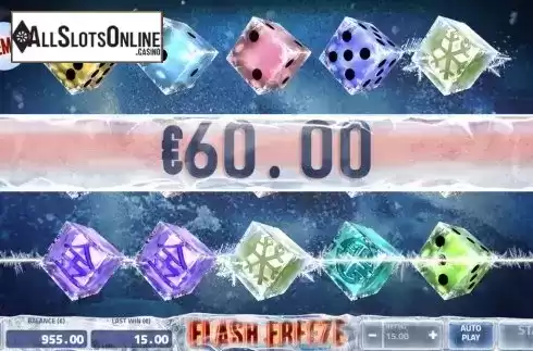 Win Screen 2. Flash Freeze from Air Dice