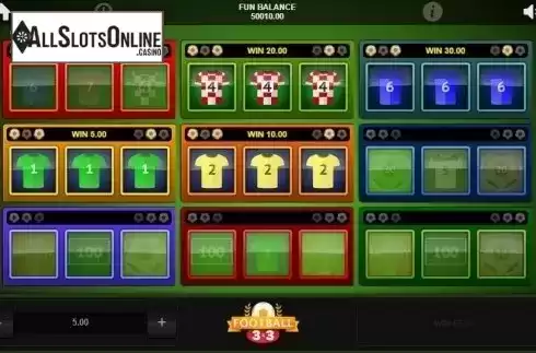 Win Screen. Football 3x3 from 1X2gaming