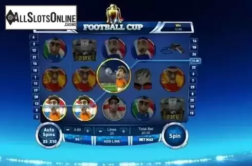 Win Screen . Football Cup from GamesOS