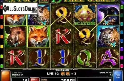 Screen 4. Forest Nymph from Casino Technology