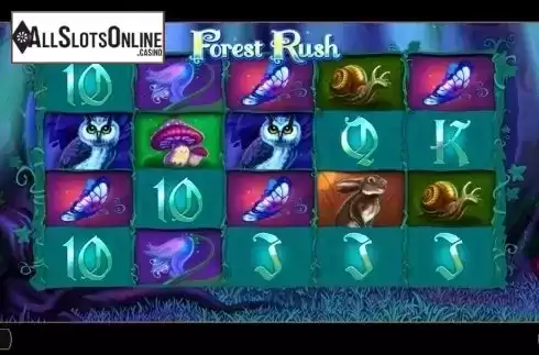 Reel Screen. Forest Rush from Cayetano Gaming