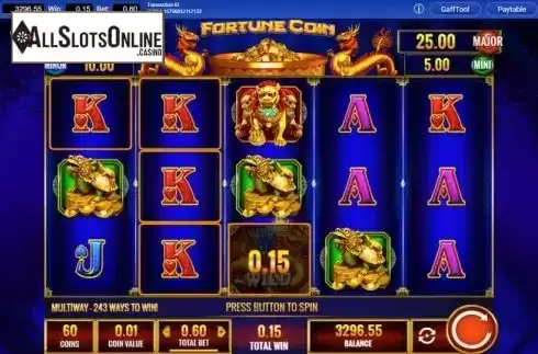 Win Screen 1. Fortune Coin from IGT