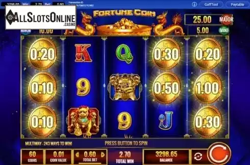 Win Screen 2. Fortune Coin from IGT