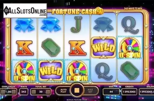 Reel Screen. Fortune Cash from NetGame