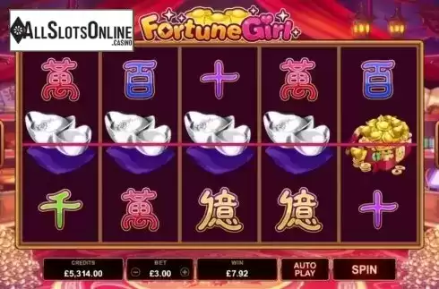 Screen 1. Fortune Girl (Microgaming) from Microgaming