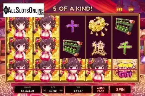 Screen 2. Fortune Girl (Microgaming) from Microgaming