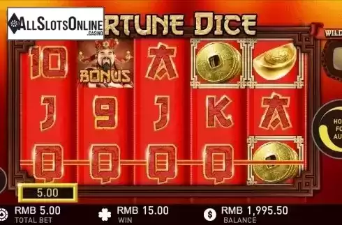 Screen 3. Fortune Dice from GamePlay