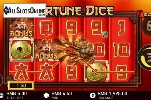 Screen 4. Fortune Dice from GamePlay