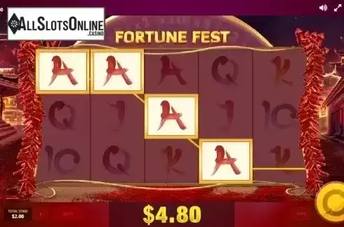 Screen 2. Fortune Fest from Red Tiger