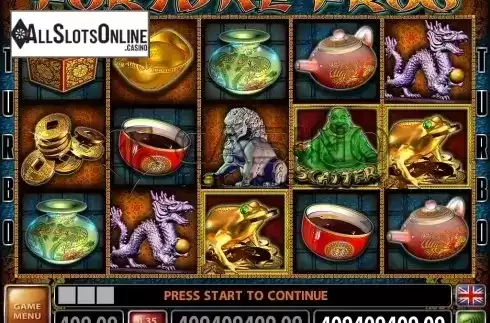 Screen2. Fortune Frog (Casino Technology) from Casino Technology