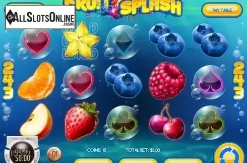 Reel Screen. Fruit Splash from Rival Gaming