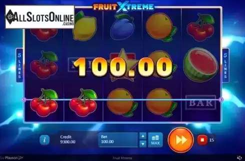 Win Screen 3. Fruit Xtreme from Playson